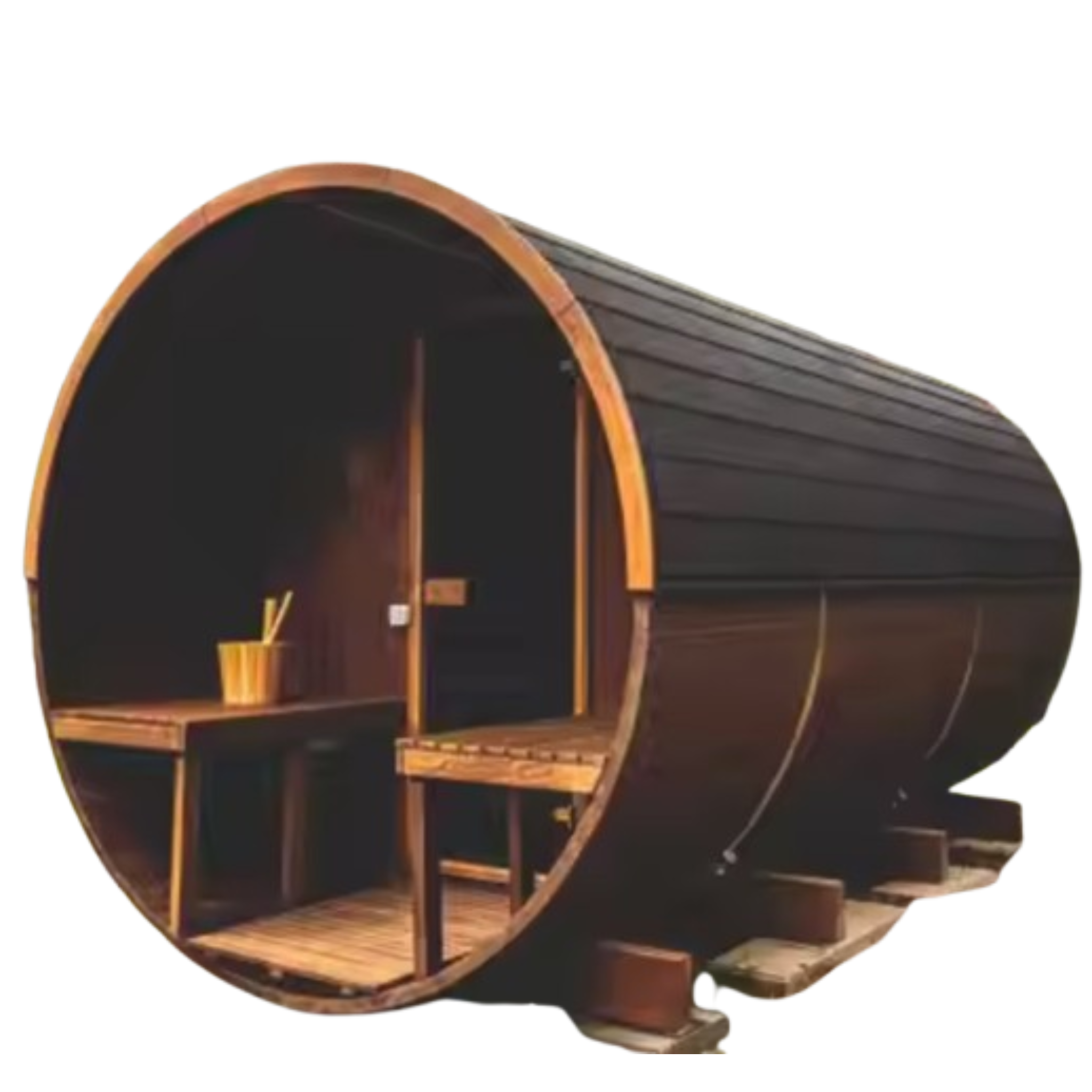 EcoWarm Barrel Sauna