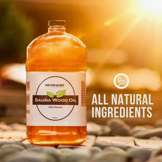 All-Natural Sauna Wood Oil for Longevity & Care – Deep-penetrating formula enhances wood’s natural beauty, preventing drying and cracking while maintaining a rich finish.