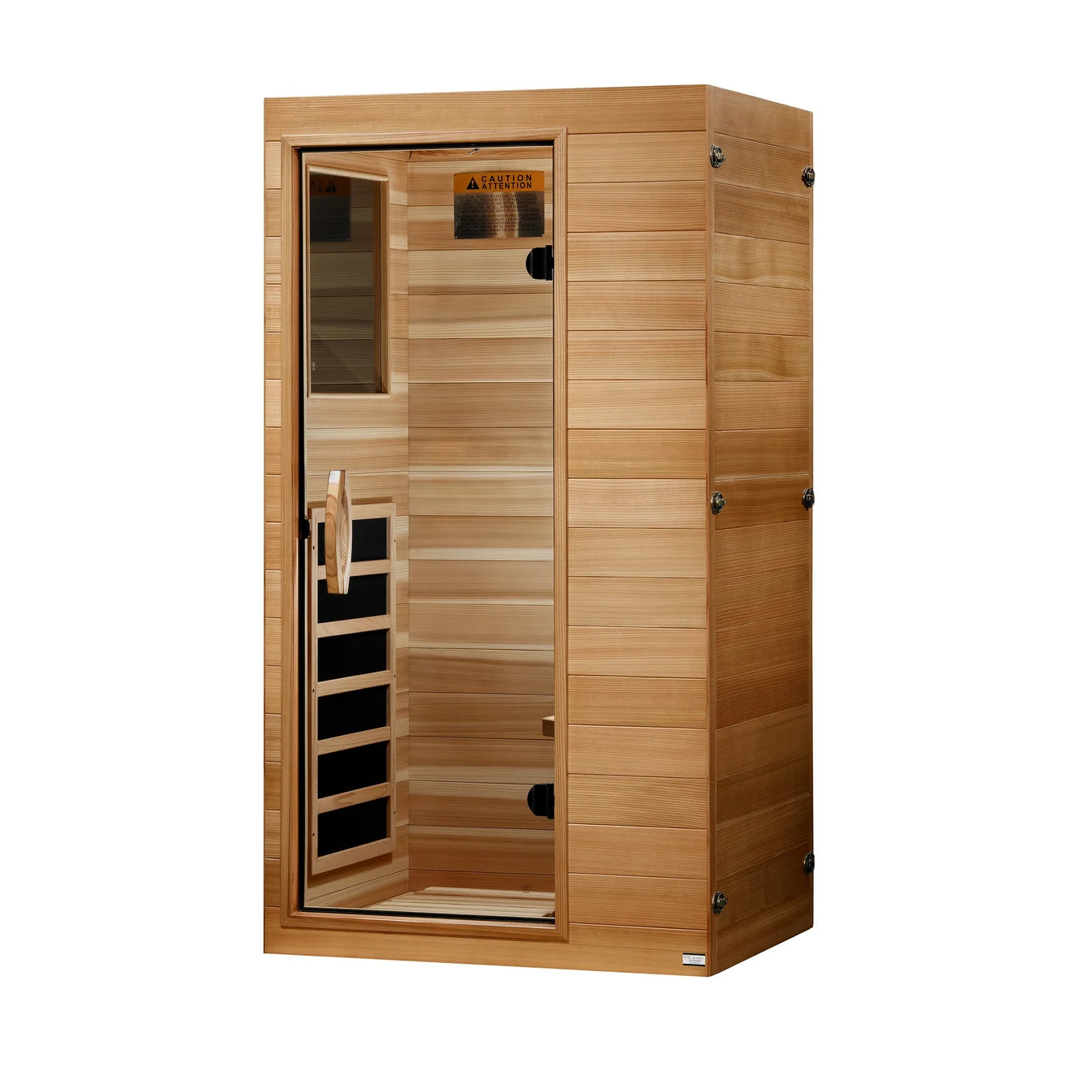 Dynamic Sicily 1-Person Compact Ultra Low EMF FAR Infrared Sauna Dynamic Saunas