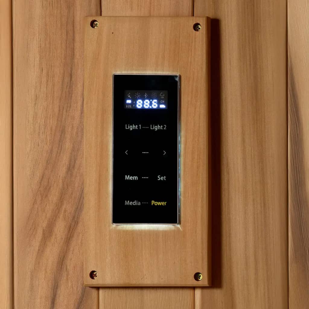 Golden Designs Savonlinna 3-Person Black Outdoor Traditional Sauna Golden Designs