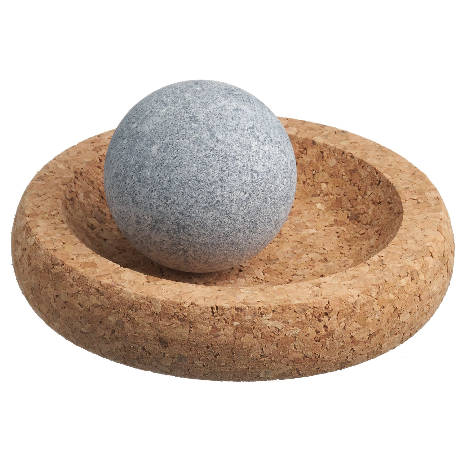 Hukka Mini SoleJoy 1 Massage Ball with Natural Cork Base, Round