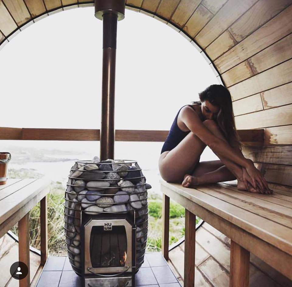 HUUM Barrel Sauna Chimney Kit for Wood Stoves