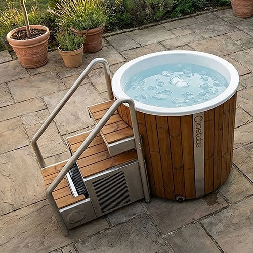 Icetubs IceBarrel XL Hot & Cold Plunge with Stairs Icetubs