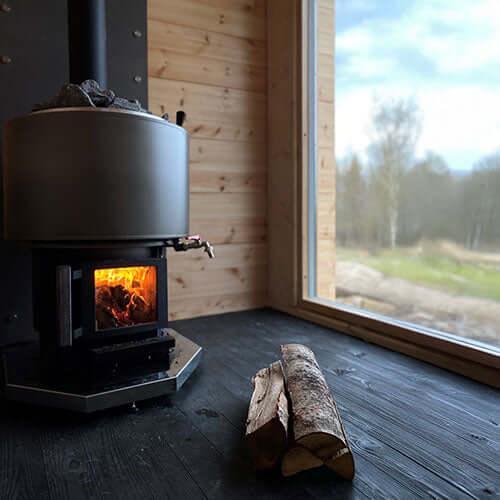 Narvi Luosto VS Sauna Stove with Water Tank - Sauna Luxuries