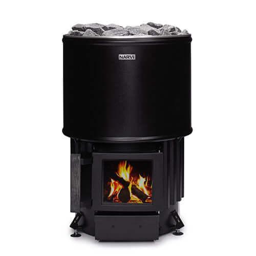 Narvi Luosto Round Wood Burning Sauna Stove - Sauna Luxuries