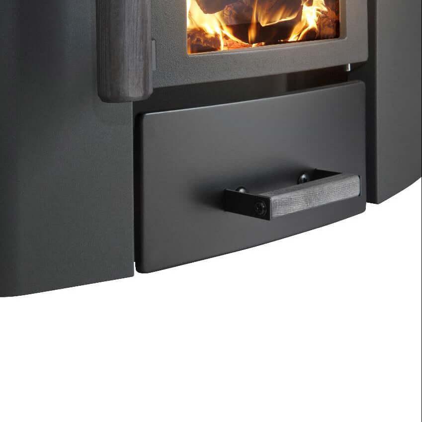 Narvi NC 16 Black Wood Burning Sauna Stove - Sauna Luxuries