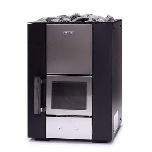 Narvi Kuru 16 kW Wood Burning Sauna Stove - Sauna Luxuries